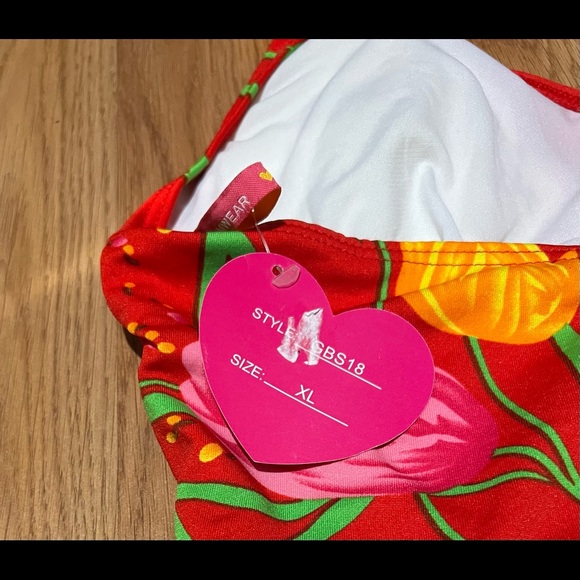 GRIP COLLECTION woman’s one pice Floral halter swimsuit - Picture 6 of 14